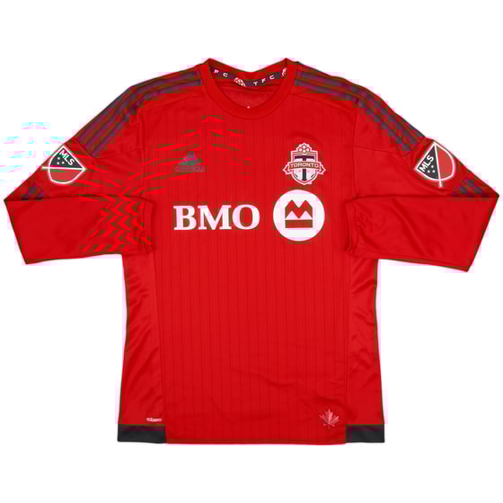 2015-16 Toronto Authentic Home L/S Shirt - 8/10 - (L)
