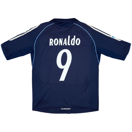 2005-06 Real Madrid Away Shirt Ronaldo #9 - 8/10 - (M)