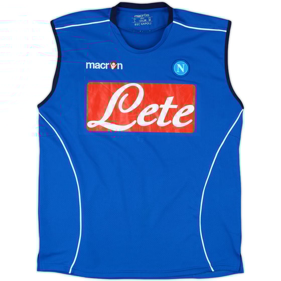2011-12 Napoli Macron Training Vest - 8/10 - (L)