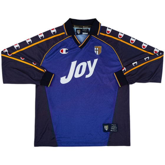 2001-02 Parma Champion Player Issue Training L/S Shirt #177 - 8/10 - (L)