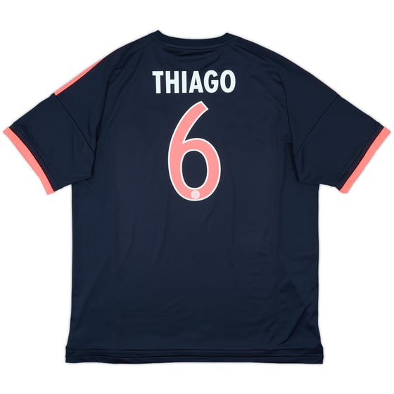 2015-16 Bayern Munich Third Shirt Thiago #6 - 8/10 - (XL)
