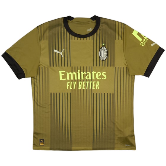 2022-23 AC MIlan Third Shirt #4 - 6/10 - (L)