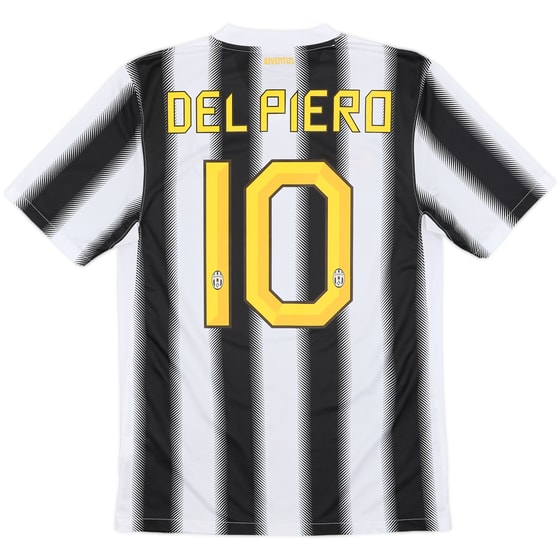 2011-12 Juventus Home Shirt Del Piero #10 - 8/10 - (S)