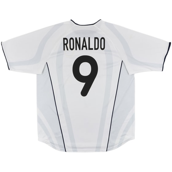 2001-02 Inter Milan Away Shirt Ronaldo #9 - 9/10 - (L)