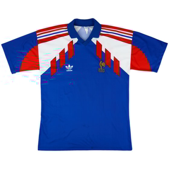 1990-92 France Home Shirt - 8/10 - (L)