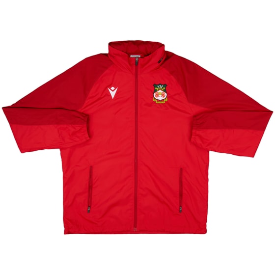 2020-21 Wrexham Macron Hooded Rain Jacket - 8/10 - (L)
