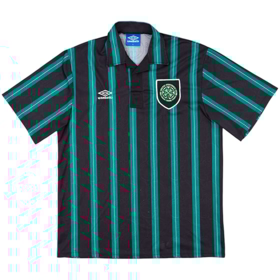 1992-93 Celtic Away Shirt - 8/10 - (XL)