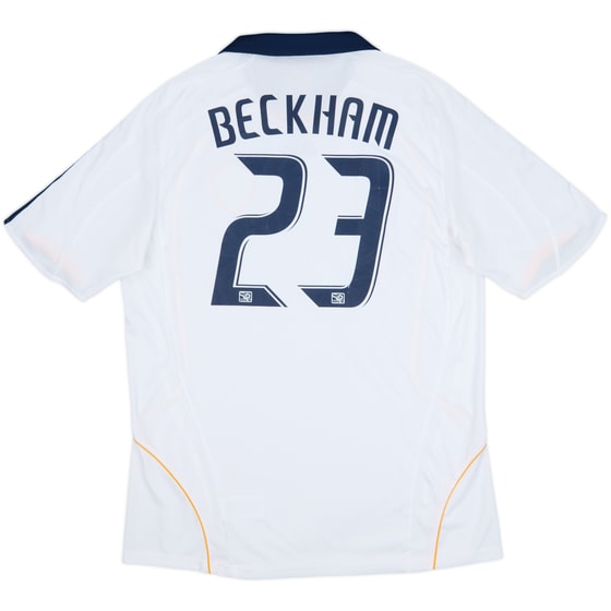 2008-09 LA Galaxy Home Shirt Beckham #23 - 5/10 - (L)