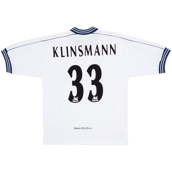1997-99 Tottenham Home Shirt Klinsmann #33 - 8/10 - (M)