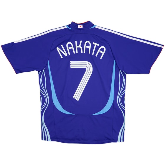 2006-08 Japan Home Shirt Nakata #7 - 8/10 - (M)