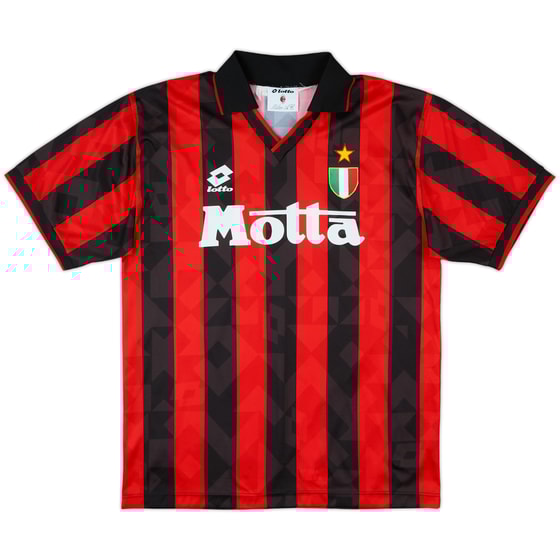 1994-95 AC Milan Home Shirt - 9/10 - (L)