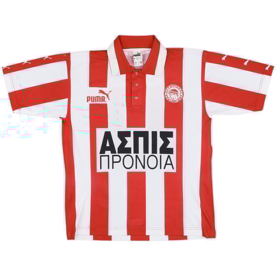 1997-99 Olympiakos Home Shirt - 8/10 - (L)