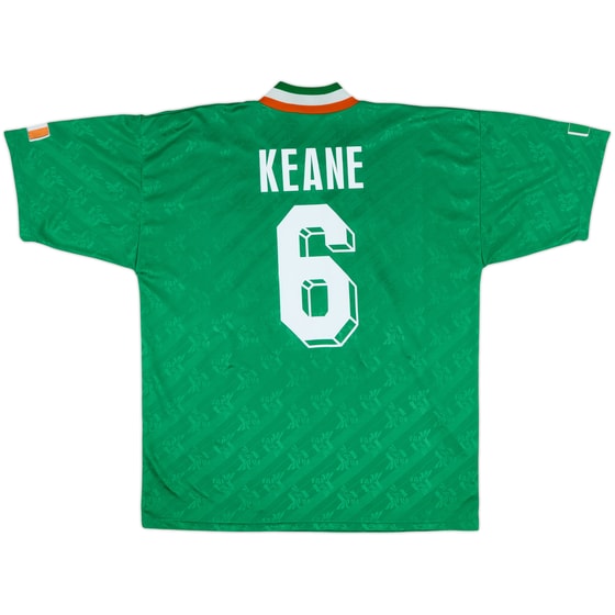 1994 Ireland Home Shirt Keane #6 - 8/10 - (L)