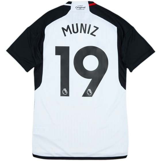2023-24 Fulham Home Shirt Muniz #19 (S)