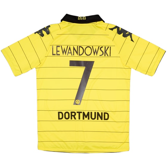 2010-11 Borussia Dortmund Home Shirt Lewandowski #7 - 9/10 - (M)