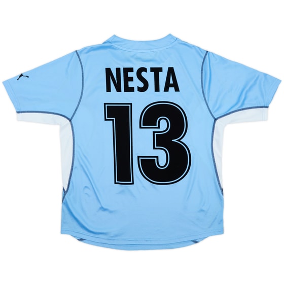 2001-02 Lazio Home Shirt Nesta #13 - 8/10 - (S)