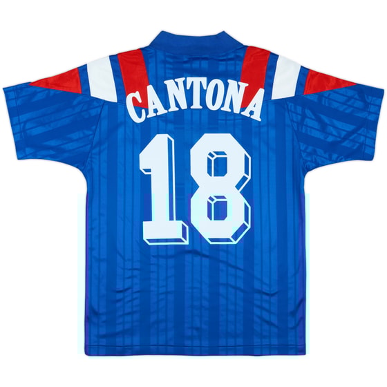 1992-94 France Home Shirt Cantona #18 - 8/10 - (M)