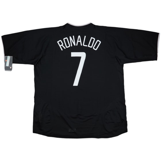2003-05 Manchester United Away Shirt Ronaldo #7 (3XL)