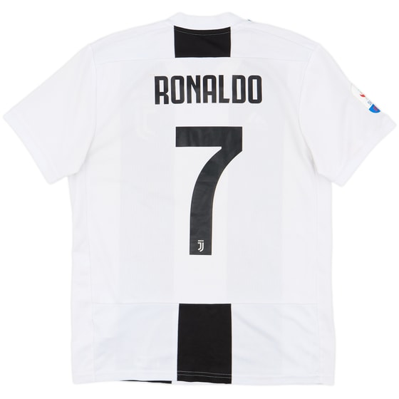 2018-19 Juventus Home Shirt Ronaldo #7 - 7/10 - (M)