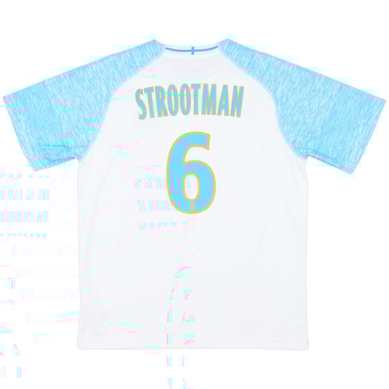 2018-19 Olympique Marseille Home Shirt Strootman #6 - 8/10 - (XL)