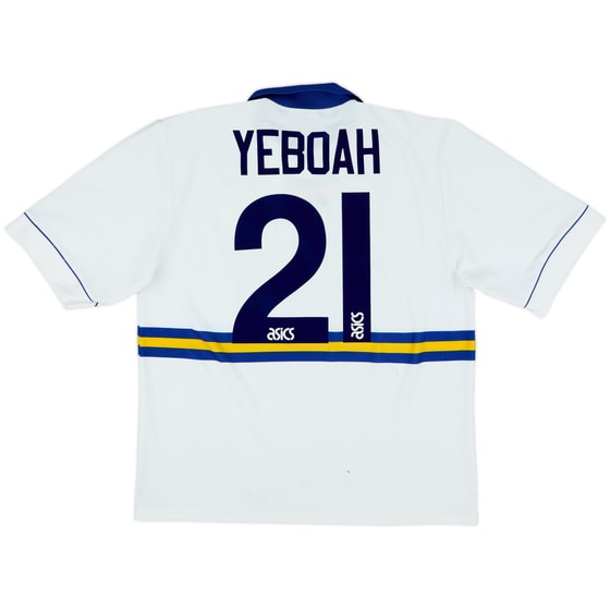 1993-95 Leeds United Home Shirt Yeboah #21 - 6/10 - (XL)