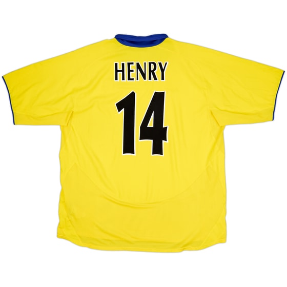 2003-05 Arsenal Away Shirt Henry #14 - 8/10 - (XXL)