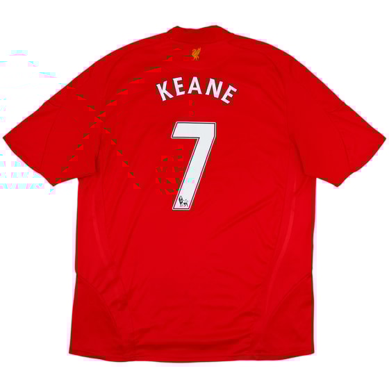 2008-10 Liverpool Home Shirt Keane #7 - 6/10 - (XXL)