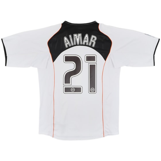 2004-05 Valencia Home Shirt Aimar #21 - 9/10 - (M)