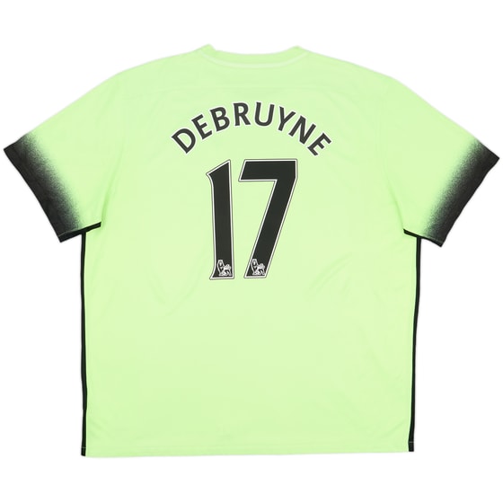 2015-16 Manchester City Third Shirt De Bruyne #17 - 8/10 - (XXL)