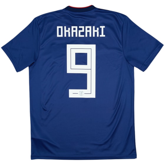 2018-19 Japan Home Shirt Okazaki #9 - 8/10 - (M)