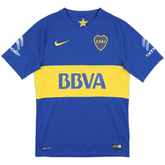 2015-16 Boca Juniors Home Shirt - 9/10 - (S)