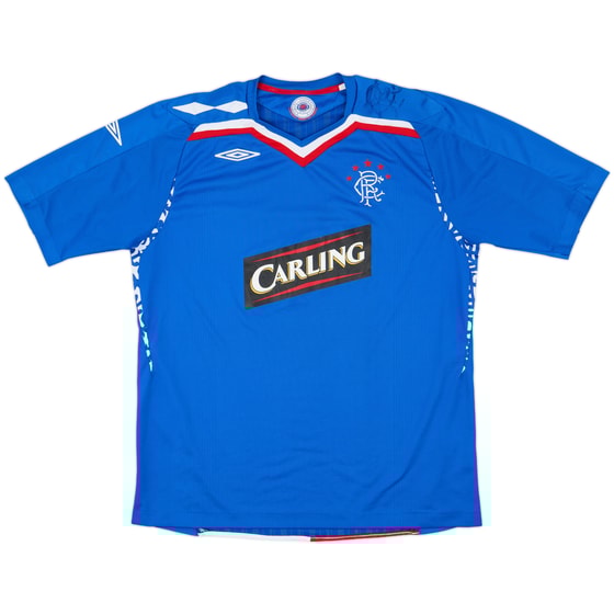 2007-08 Rangers Home Shirt - 5/10 - (XL)