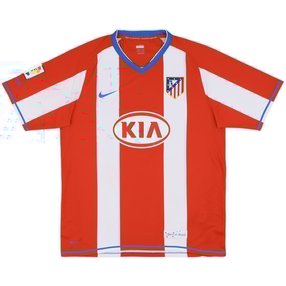 2007-08 Atletico Madrid Home Shirt - 10/10 - (L)