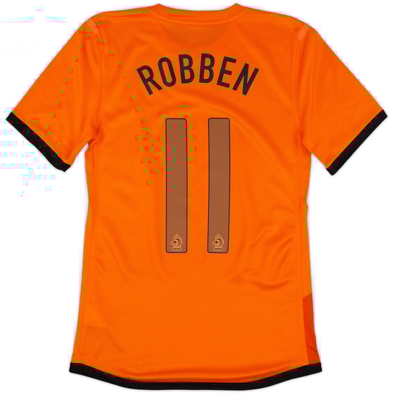 2012-13 Netherlands Player Issue Home Shirt Robben #11 - 8/10 - (S)