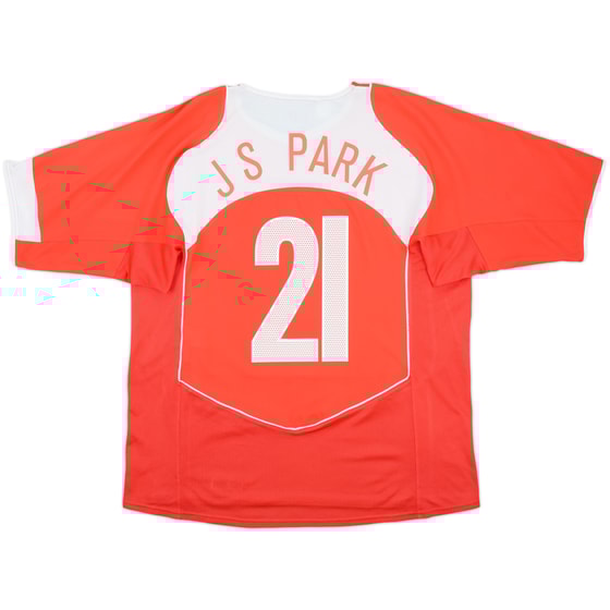 2004-06 South Korea Home Shirt J S Park #21 - 8/10 - (XL)