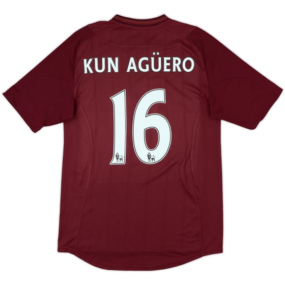 2012-13 Manchester City Away Shirt Kun Aguero #16 - 9/10 - (M)