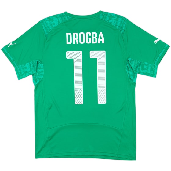 2014-16 Ivory Coast Away Shirt Drogba #11 - 8/10 - (M)