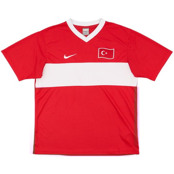 2008-10 Turkey Basic Home Shirt - 8/10 - (L)