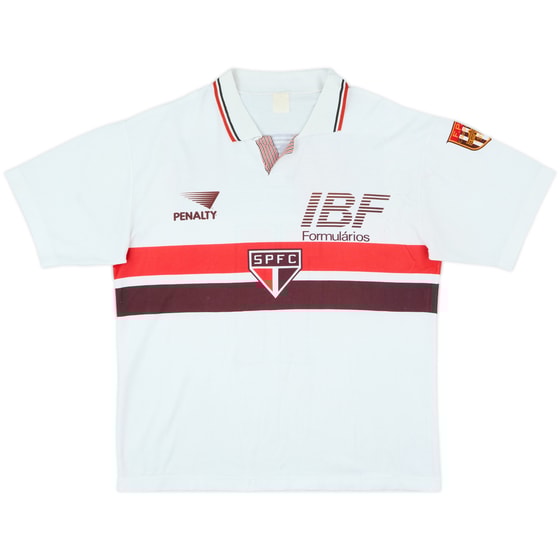 1992 Sao Paulo Signed Home Shirt #11 - 7/10 - (L)