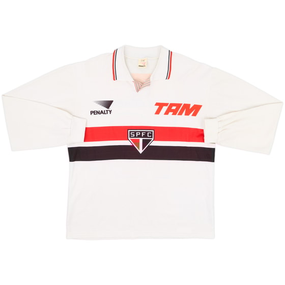 1994 Sao Paulo Home L/S Shirt #10 - 7/10 - (L)