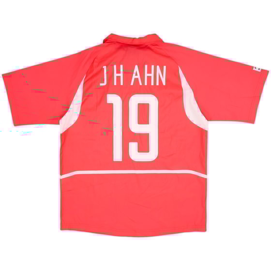 2002-03 South Korea Home Shirt J.H.Ahn #19 - 9/10 - (L)