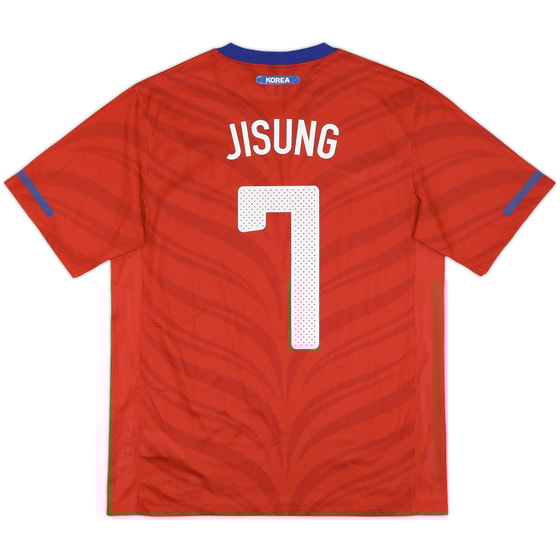 2010-12 South Korea Home Shirt Jisung #7 - 6/10 - (L)