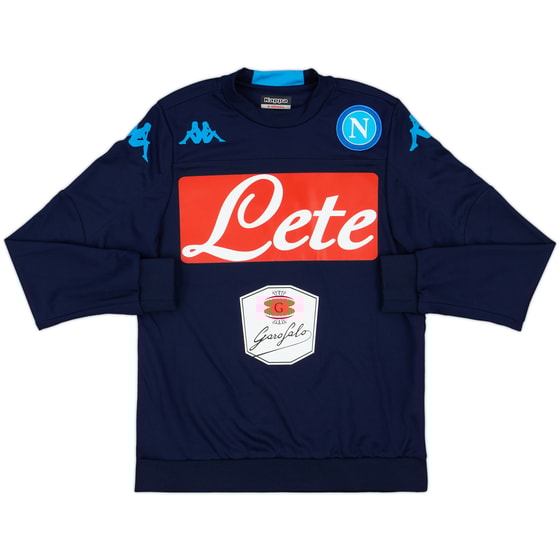 2017-18 Napoli Kappa Training Top - 8/10 - (XS)