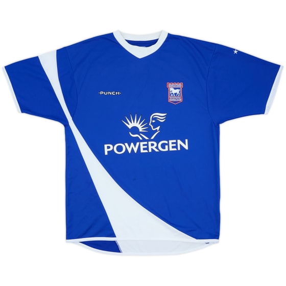 2005-07 Ipswich Home Shirt - 9/10 - (L)