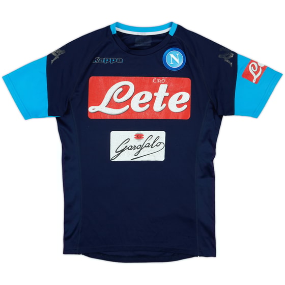 2017-18 Napoli Kappa Training Shirt - 4/10 - (S)