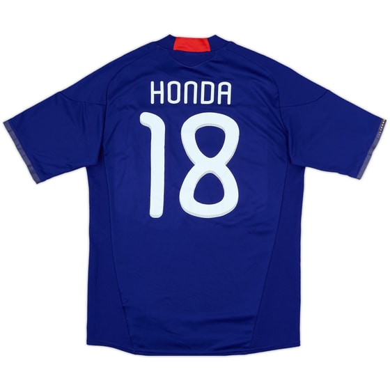 2010-12 Japan Signed Home Shirt Honda #18 - 6/10 - (L)