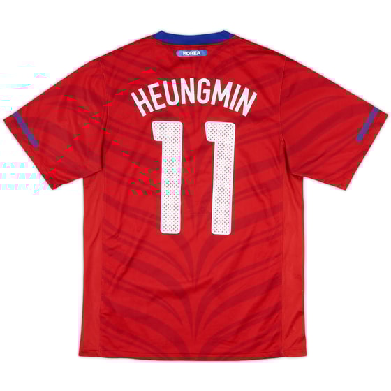 2010-12 South Korea Home Shirt Heungmin #11 - 6/10 - (S)