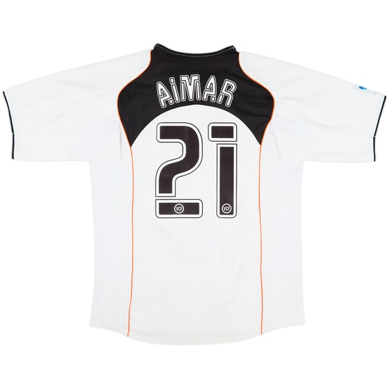 2004-05 Valencia Home Shirt Aimar #21 - 6/10 - (L)