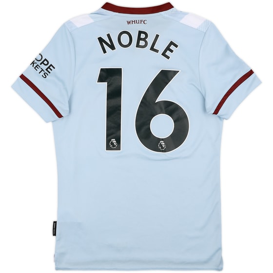 2021-22 West Ham Away Shirt Noble #16 - 8/10 - (S)