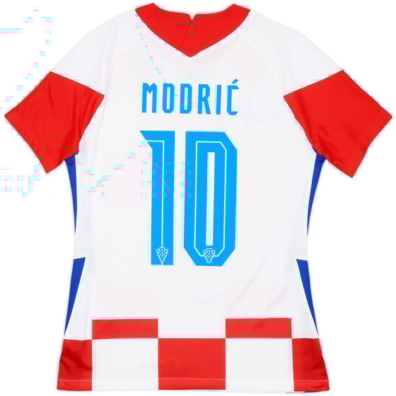 2020-21 Croatia Authentic Home Shirt Modric #10 - 10/10 - (Women's M)